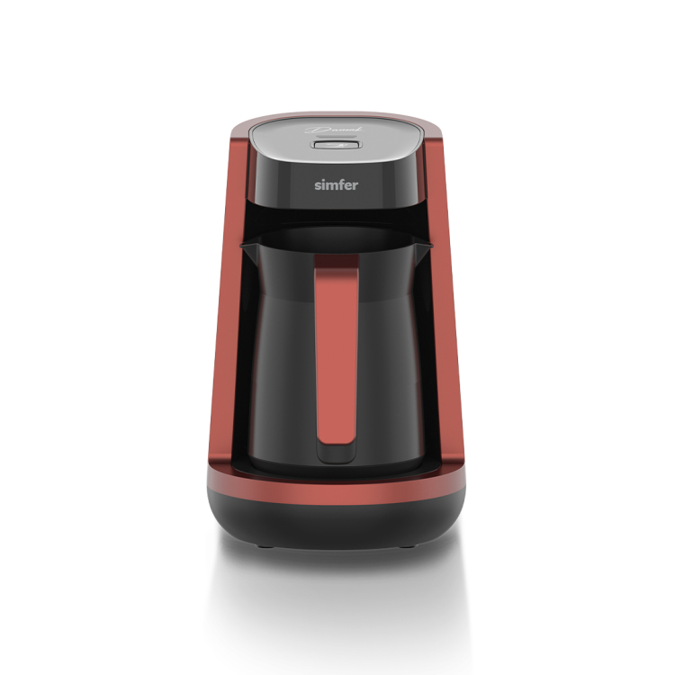 Simfer 5702 Damak Türk Kahvesi Makinesi 4 Kişilik Kırmızı - Simfer