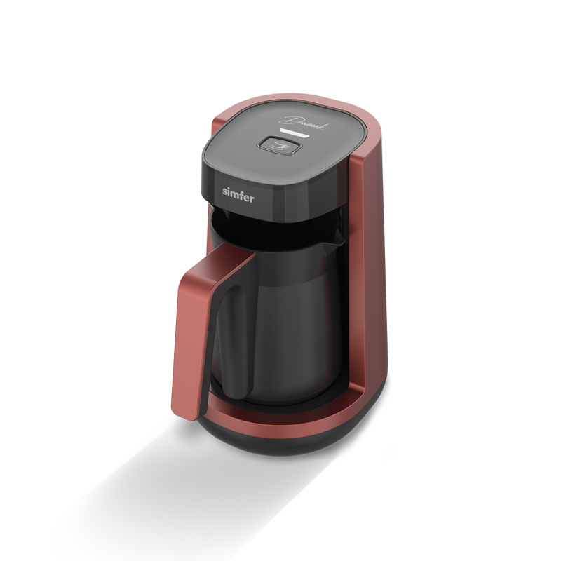 Simfer 5702 Damak Türk Kahvesi Makinesi 4 Kişilik Kırmızı - 2