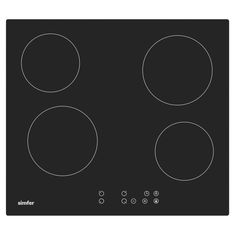 Simfer QS Gri Elektrikli 2'li Ankastre Set (Elektirikli Ocak + Davlumbaz) - 6