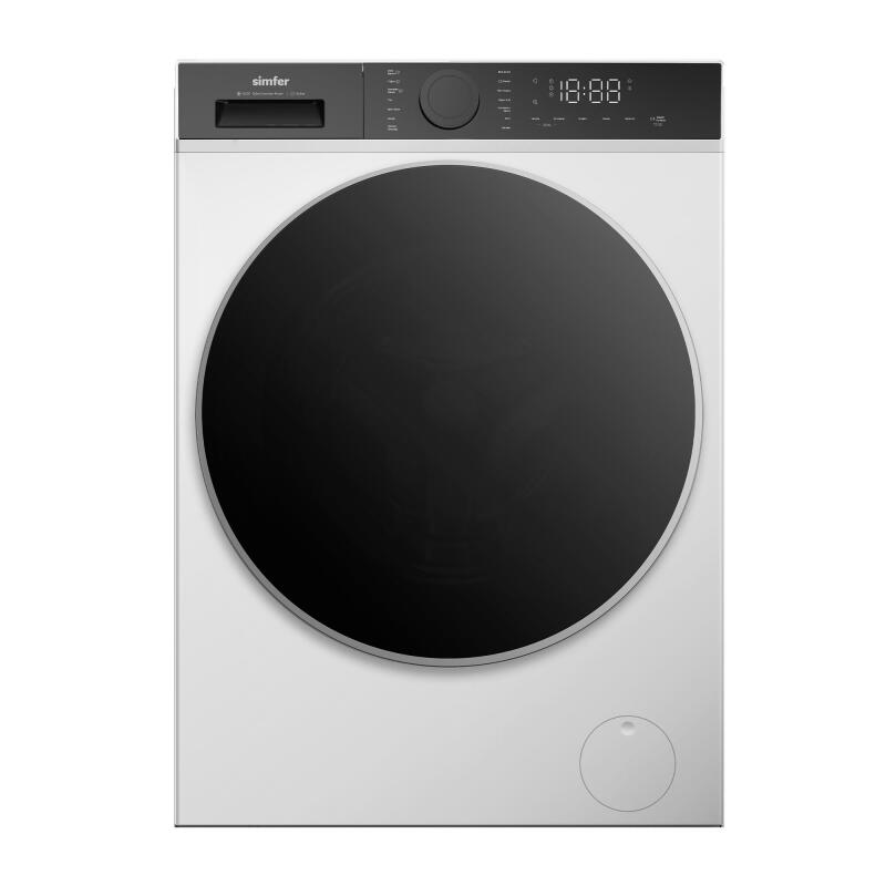 Simfer 1042 B 1400Devir 10Kg Solo Çamaşır Makinesi Beyaz - 1