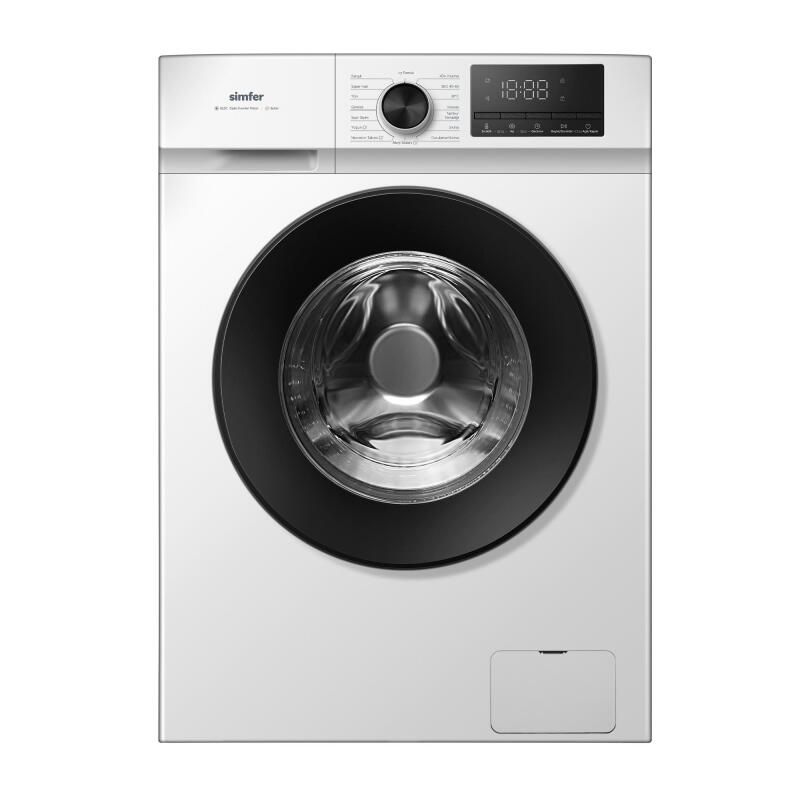 Simfer 842 B 1400Devir 8Kg Solo Çamaşır Makinesi Beyaz - 1