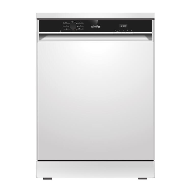 Simfer 632 BD 13 Kişilik 6 Programlı Solo Bulaşık Makinesi Beyaz - Simfer
