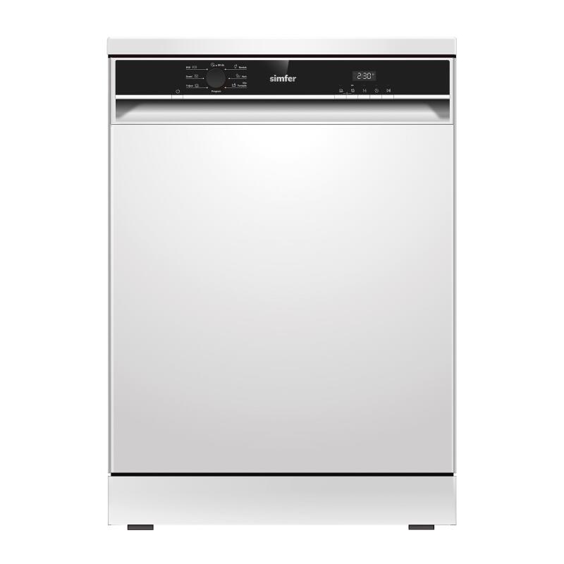 Simfer 632 BD 13 Kişilik 6 Programlı Solo Bulaşık Makinesi Beyaz - 1
