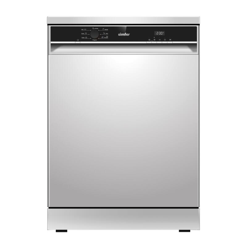 Simfer 632 GD 13 Kişilik 6 Programlı Solo Bulaşık Makinesi Gri - 1