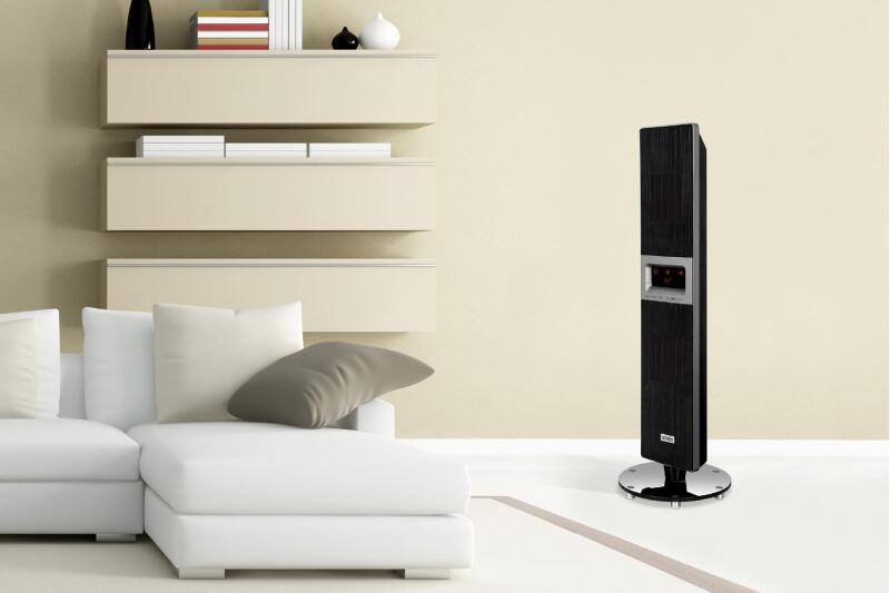 Simfer Single X Karbon Serisi IP65 Suya-Toza Dayanıklı Siyah Uzaktan Kumandalı İç/Dış Mekan Isıtıcı - 5