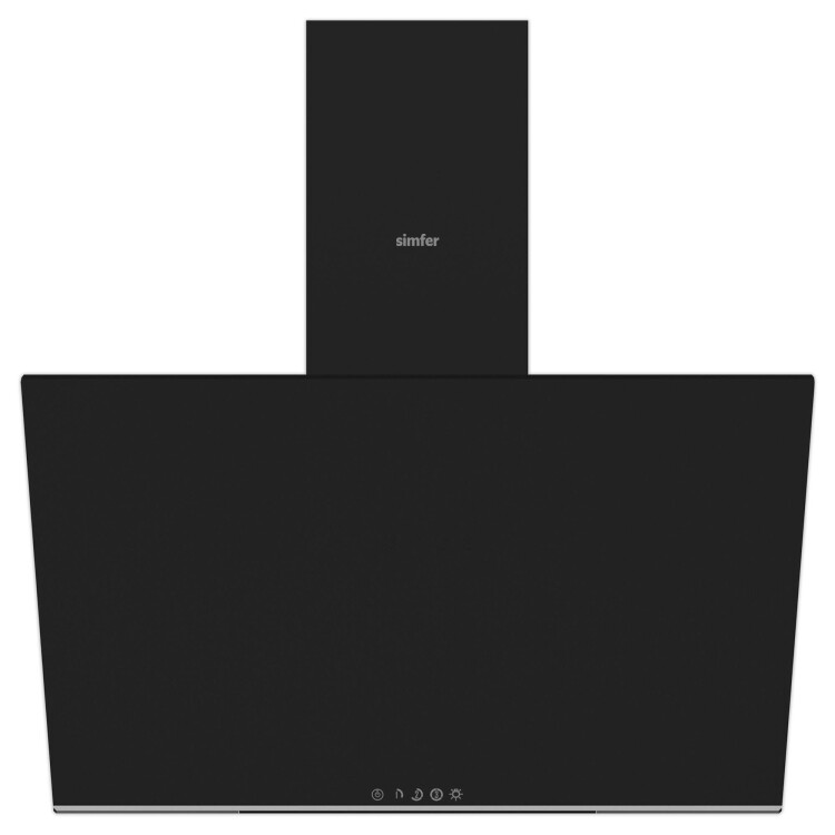 Simfer Siyah 2'li Cam Ankastre Set (3046 Ocak + 8727 Davlumbaz) - 3