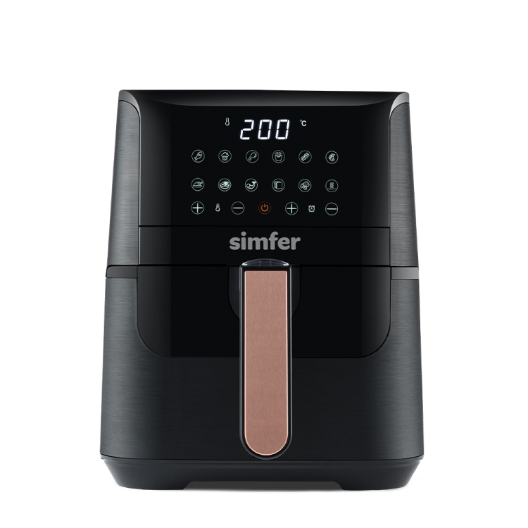 Simfer 6701 4Litre Airfry Smart Dijital Siyah - 8