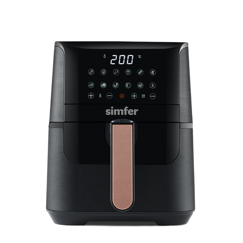 Simfer 6701 4Litre Airfry Smart Dijital Siyah - 8