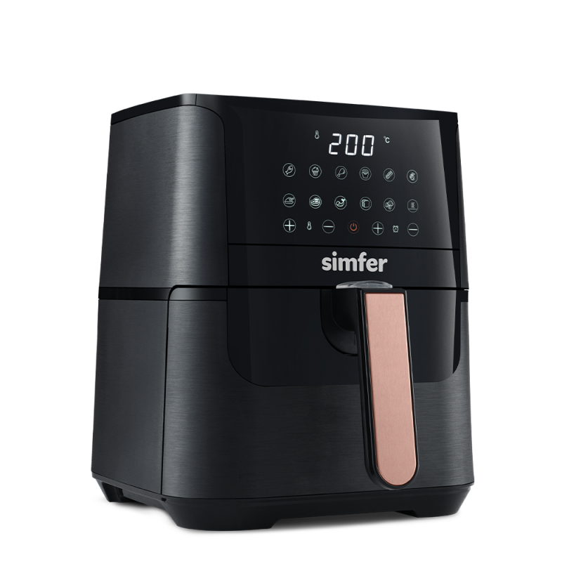 Simfer 6701 4Litre Airfry Smart Dijital Siyah - 9