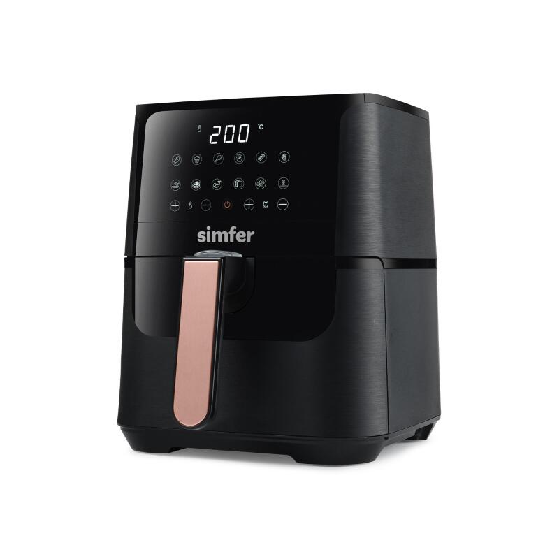Simfer 6701 4Litre Airfry Smart Dijital Siyah - 2