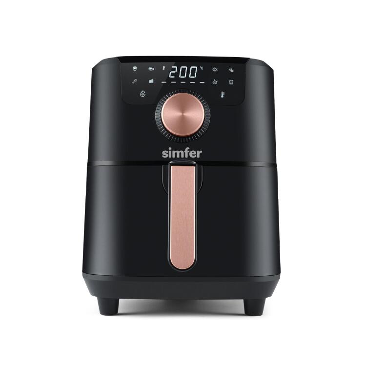 Simfer 6702 5Litre Airfry Smart Dijital Siyah - Simfer