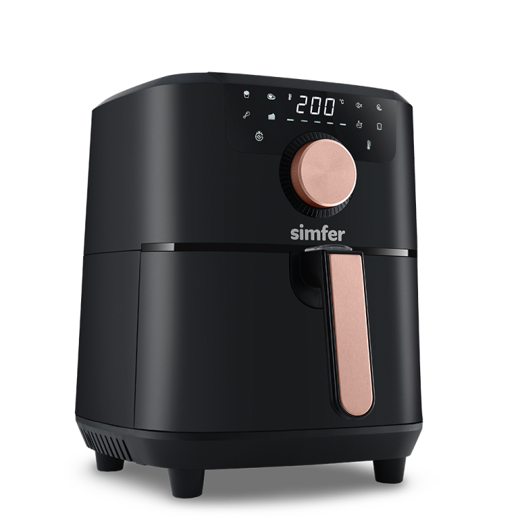 Simfer SK-6702 Air Fry Smart Dijital, 5 Litre Kapasite, Çıkarılabilir ve Yıkanabilir Hazne, Dokunmatik, Sesli ve Işıklı Uyarı, Siyah - 9