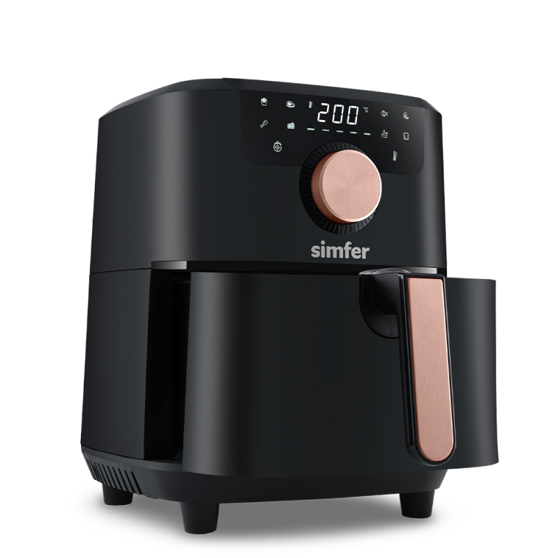 Simfer SK-6702 Air Fry Smart Dijital, 5 Litre Kapasite, Çıkarılabilir ve Yıkanabilir Hazne, Dokunmatik, Sesli ve Işıklı Uyarı, Siyah - 10