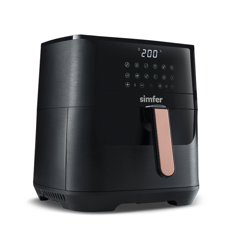 Simfer SK-6704 Air Fry Smart Dijital, 8 Litre Kapasite, Çıkarılabilir ve Yıkanabilir Hazne, Dokunmatik, Sesli ve Işıklı Uyarı, Siyah - 10