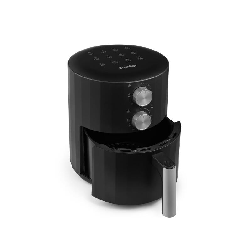 Simfer 6705 5.5Litre Airfry Silent Pro Mekanik Siyah - 6