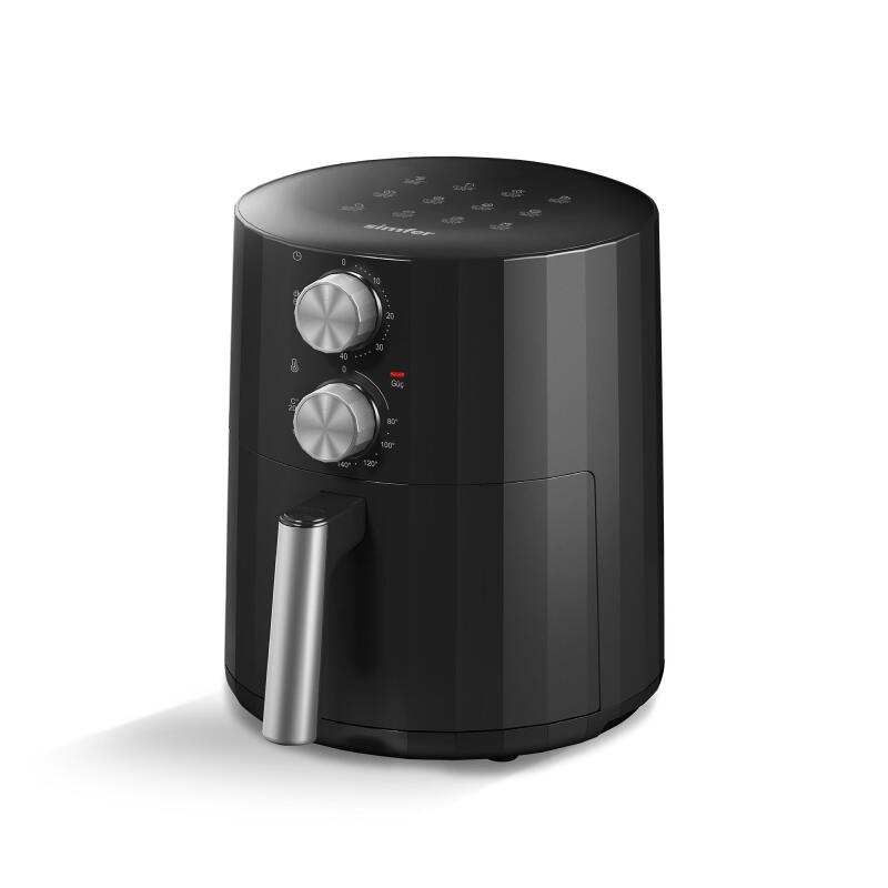 Simfer 6705 5.5Litre Airfry Silent Pro Mekanik Siyah - 9