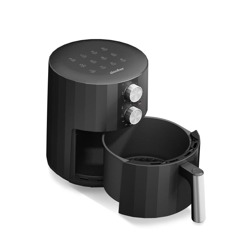 Simfer 6705 5.5Litre Airfry Silent Pro Mekanik Siyah - 10