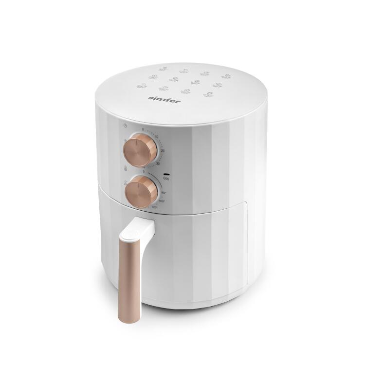 Simfer 6706 5.5Litre Airfry Silent Pro Mekanik Beyaz - 5