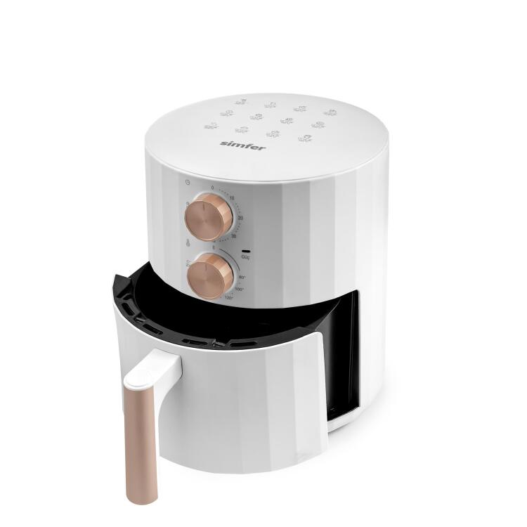 Simfer 6706 5.5Litre Airfry Silent Pro Mekanik Beyaz - 7