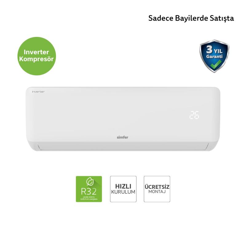 Simfer Split Klima A ++ Inverter 12.000 Btu R32 - 1