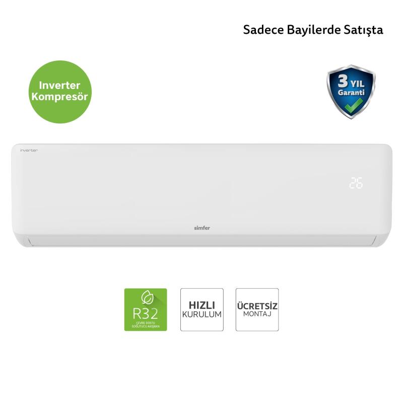 Simfer Split Klima A ++ Inverter 24.000 Btu R32 - 1