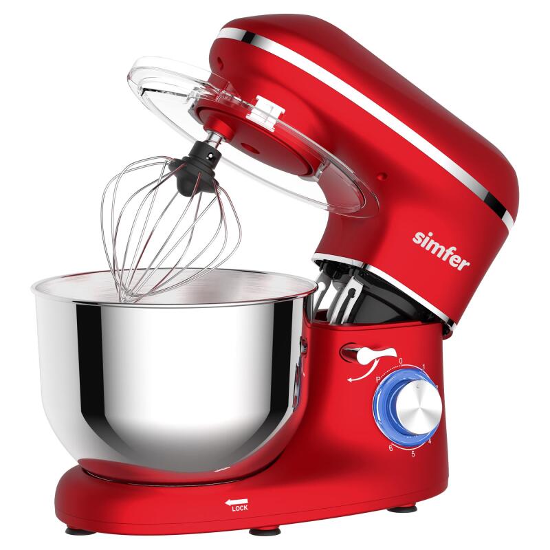 Simfer 5203 Şefim Stand Mikser 1400W 5.5Litre Kırmızı - 3