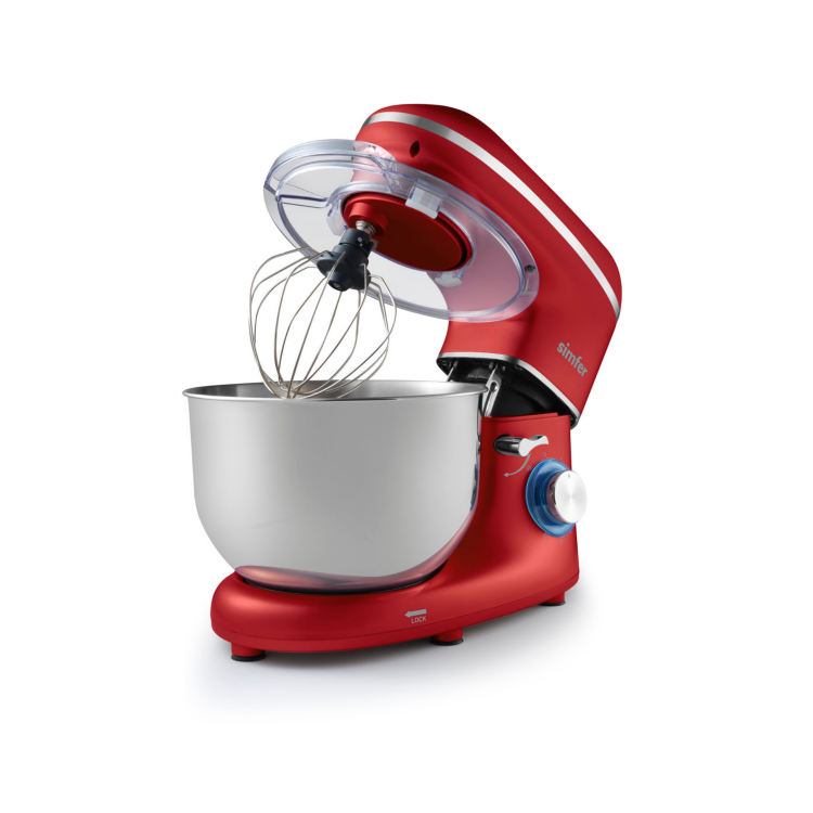 Simfer 5203 Şefim Stand Mikser 1400W 5.5Litre Kırmızı - 7