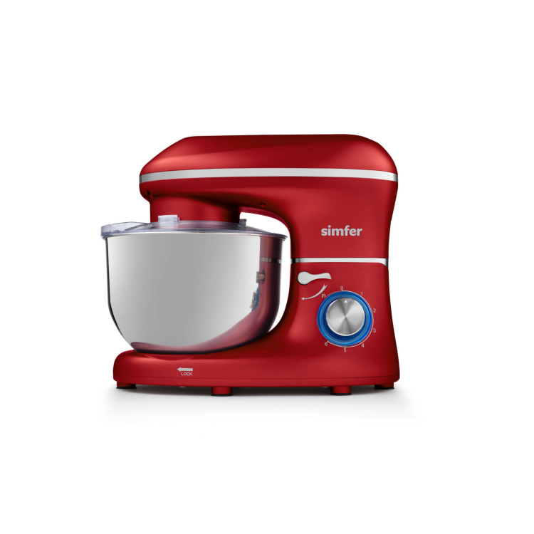 Simfer 5203 Şefim Stand Mikser 1400W 5.5Litre Kırmızı - 9