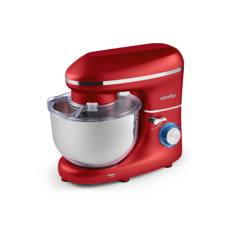 Simfer 5203 Şefim Stand Mikser 1400W 5.5Litre Kırmızı - 10