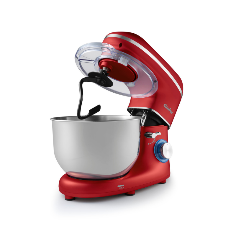 Simfer 5203 Şefim Stand Mikser 1400W 5.5Litre Kırmızı - 12
