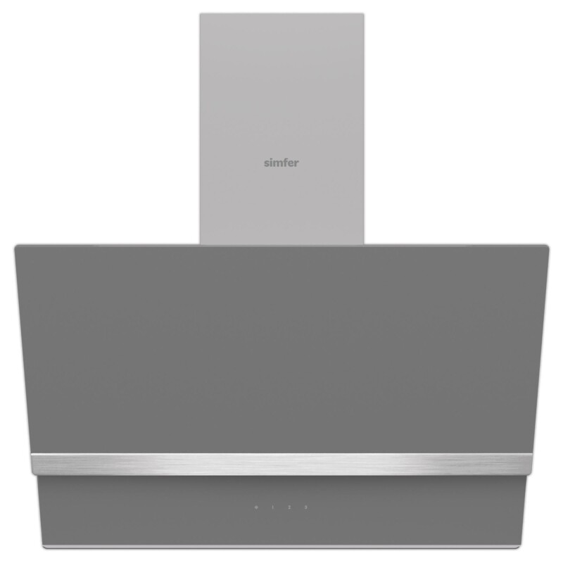 Simfer Steam Gri 2'li Cam Ankastre Set (3656 Ocak + 8740 Davlumbaz) - 3