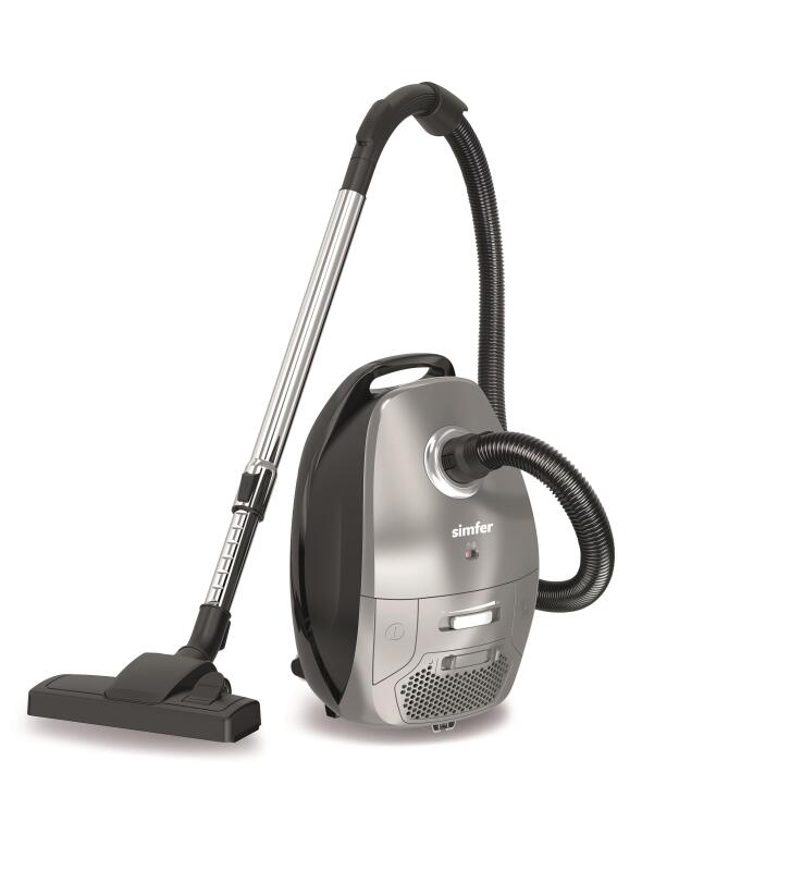 Simfer 6310 Toz Torbalı Yatay Süpürge 800W Gümüş-Gri - 2