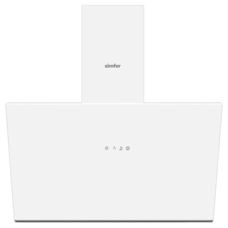 Simfer Trend Beyaz 2'li Cam Ankastre Set (3048 Ocak + 8722 Davlumbaz) - 3