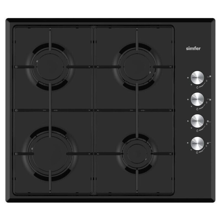 Simfer Trend Siyah 2'li Metal Ankastre Set (3851 Ocak + 8713 Davlumbaz) - 2