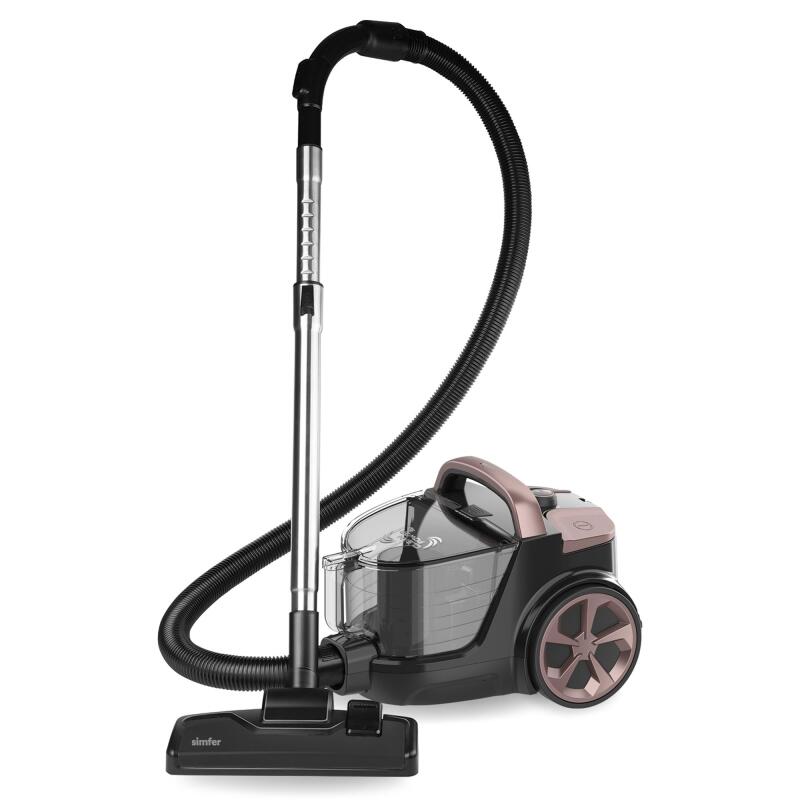 Simfer 6301 Clean Power S4 Toz Torbasız Yatay Süpürge 800W Rosegold - 2
